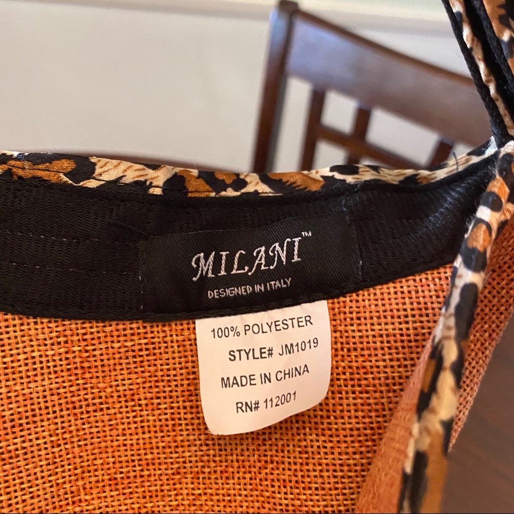 Milani Leopard Print Band Sun Hat - Picture 8 of 9